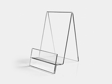 Прозрачная подставка для книг